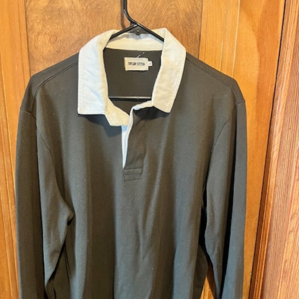 Taylor Stitch "Rugby Shirt" — Cypress — XL